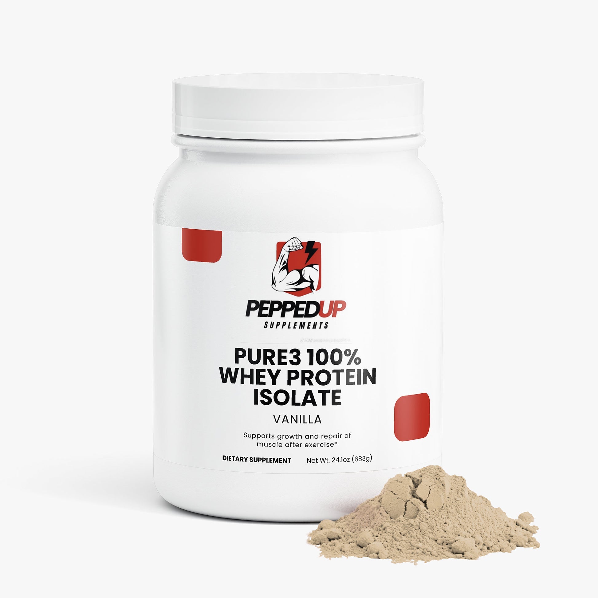 Pure3 100% Whey Protein Isolate (Vanilla)
