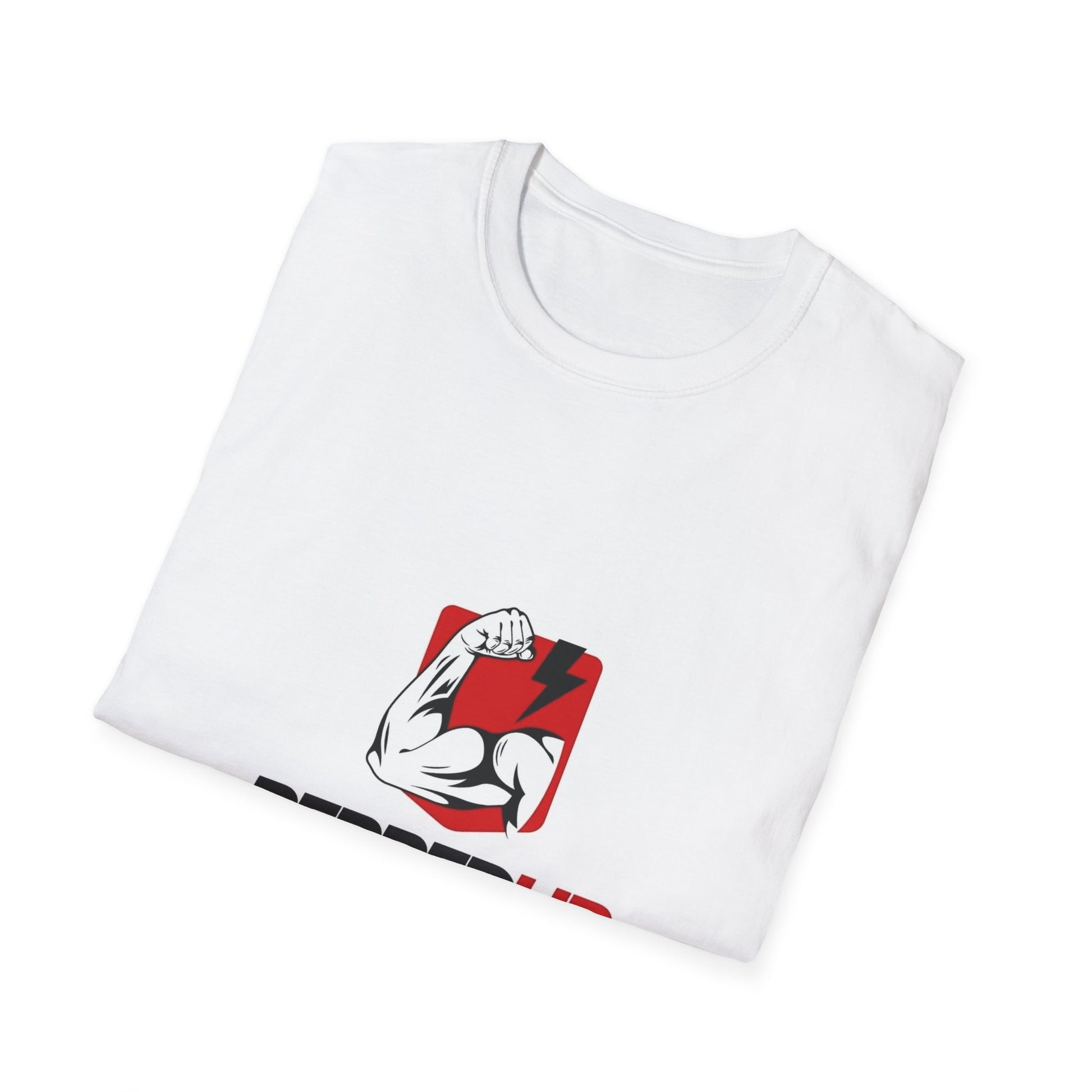 PeppedUp Supplements Muscle Logo T-Shirt — Athletic Gym Tee